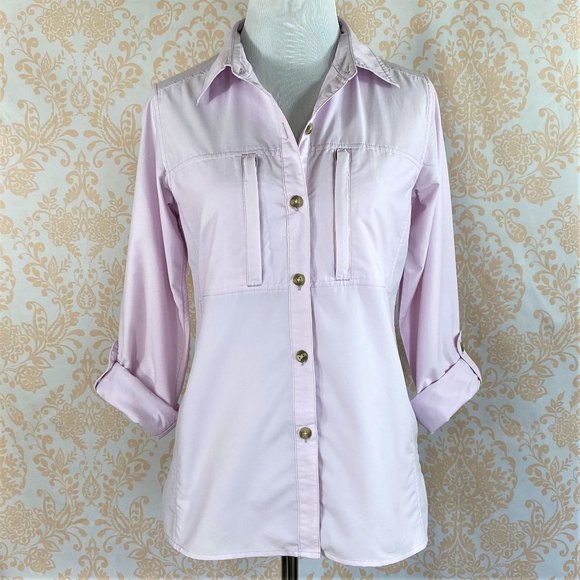 Exofficio Tops - ExOfficio Dryflylite long sleeve soft pink S